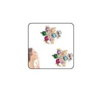 Pendientes de linfvidad para mujer, aretes de histona, linfvidad, magnetoterapia, germanio, aretes linfáticos de germanio, aretes linfáticos de acupuntura, aro de regalo de joyería, L, Cobre, Sin