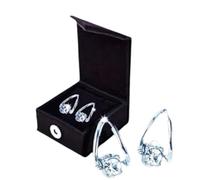 Pendientes de Magnetoterapia con Germanio, Pendientes de Acupuntura, de Drenaje Linfático para la Pérdida de Peso, Joyería de Drenaje Linfático para Uso Diario (A)