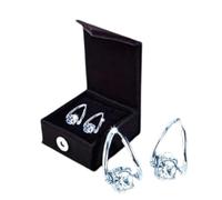 Pendientes de Magnetoterapia con Germanio,Pendientes de Acupuntura, Magnéticos Avanzados, para Drenaje Linfático y Pérdida de Peso, Joyería para Drenaje Linfático (C)