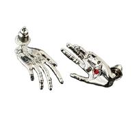 Pendientes De Mano Del Infierno Vintage Con Diamantes Adornados Estilo Retro Intrincados Aretes De Mano Y Ojos Del Accesorios Para Fiestas Y Eventos