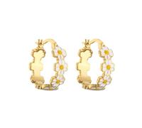 Pendientes De Margarita, Pendientes De Margaritas Mujer, Flower Earrings, Joyería Mini Y Linda, Ideal Para Mujeres Y Adolescentes, Blanco