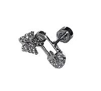 Pendientes de mariposa brillantes con detalle de alfiler, hechos a mano, de acero inoxidable, joyería para uso diario, juego de regalo de joyería de mariposa brillante