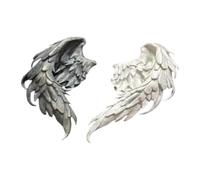 Pendientes de mezcla de alas de ángel y de Materiales de aleación ligeros y cómodos Gran regalo para sus ocasiones especiales Pendientes de metal mixto