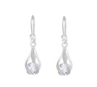Pendientes de moda coreanos pendientes de gota de plata de ley 925 para mujeres pendientes colgantes de oro de moda pendientes de boda joyas para novias Pendientes finos, Einheitsgröße, Metal, Sin