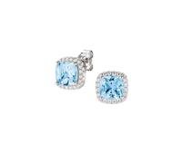 Pendientes De Mujer AMEN Plata 925 LADY Aguamarina Código EQUABBACZ