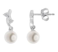 Pendientes de mujer Comete Perlas de Amor en Oro - Diamante,Perlas