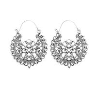 Pendientes de mujer Joyería Plata de ley Pendientes de gota étnicos Pendientes de gota Pendientes de esmalte Pendientes elegantes de cristal, talla única, Acero aleado, Sin piedra preciosa