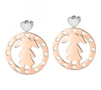 Pendientes de Mujer MORELLATO TALISMANI SAQE03 Acero Inoxidable Gold Rose