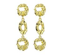 Pendientes de mujeres de joyas lulumaic, aretes de declaración de moda grandes pendientes redondos geométricos para mujeres pendientes colgantes de caída colgando regalos de joyas femeninas modernas