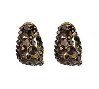 Pendientes de ópalo de fuego de plata de ley 925 con diamantes creados pendientes de aro para mujer de boda 925 conjunto de pendientes, talla única, Acero aleado, Sin piedra preciosa