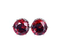 Pendientes de Oro de 9k para Mujeres, con una Forma Redonda de Pendientes de ílago de hélice de Cristal Rosa para Mujeres Oro