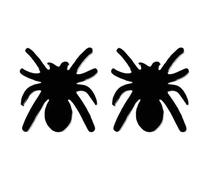 Pendientes de país para mujer, Halloween, asimétricos, cartílago, joyería linda, pendientes de baile de Halloween para niñas, talla única, Metal, Sin piedra preciosa