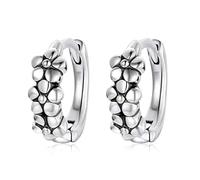 Pendientes de pendientes de flores Pendientes de aro para mujeres joyas de boda