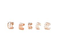 Pendientes de perlas del mar del sur para orejas no perforadas, pendientes creativos y de aleación, pendientes de hueso plateados, talla única, Aleación de cinc, Sin piedra preciosa