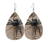 Pendientes de piel de araña, estilo europeo y americano para mujeres jóvenes, regalos de cumpleaños, regalos del día de San Valentín