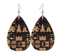 Pendientes de piel de fortaleza, estilo europeo y americano para mujeres jóvenes, regalos de cumpleaños o regalos del día de San Valentín