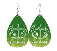 Pendientes De Piel Domingo De Ramos Decoración De Ropa Pendientes De Cuero En Forma De Lágrima Textura Ligera De Lujo Para Adecuados Para Fiestas Decoración De Ropa