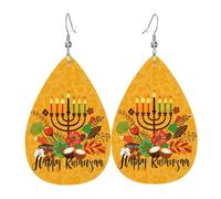 Pendientes De Piel Fiesta De La Herencia Africana De Kwanzaa Para Mujer Aretes De Lujo Modernos Para Vida Cotidiana Adecuados Para Fiestas