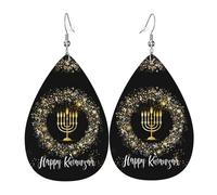 Pendientes De Piel Fiesta De La Herencia Africana De Kwanzaa Textura De Lujo Ligera Aretes De Lujo Decoración De Ropa Para Adecuados Para Fiestas Vacaciones