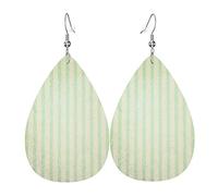 Pendientes de piel morsa, para mujer, ligeros, minimalistas, exquisitos adornos y regalo de San Valentín, One Size, Cuero, No es una piedra preciosa
