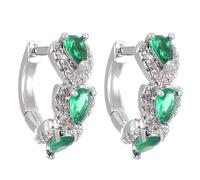 Pendientes de plata 925 grandes Is Suitable For Women's Jewelry Earrings 1 Diamantohrringe, talla única, Metal, Sin piedra preciosa
