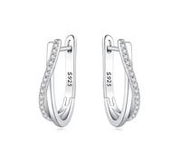 Pendientes De Plata De Ley 925 Con Temperamento Simple, Joyería, Pendientes De Aro Versátiles Para Mujer, Joyería, Regalos Finos Para Fiesta De Cumpleaños(7ME4076)