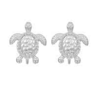 Pendientes de plata de ley 925 para mujer, diseño bohemio de ópalo y estrella de mar, aretes de tortuga de mar, bonitos aretes de cristal de zafiro de tortuga marina, joyería de playa de verano, talla