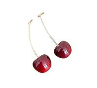 Pendientes de plata de ley 925 para mujer, pendientes colgantes de moda, joyería de prevención de alergias, accesorios de fiesta, talla única, Ágata