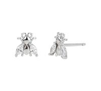 Pendientes de plata de ley con diseño de insectos galvanizados en Europa y Estados Unidos., Metal