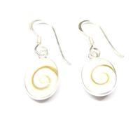 Pendientes de plata de ley con ojo de Shivage para mujer