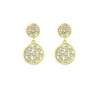 Pendientes de plata de ley geométrica europea y americana, accesorios personalizados y versátiles