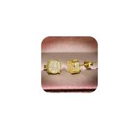 Pendientes de plata de ley para mujer, hipoalergénicos, modernos, clásicos, elegantes, exquisitos, brillantes, coloridos, diamantes completos, para fiesta, sencillos, elegantes, ligeros, a la moda