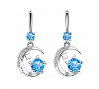 Pendientes de plata de ley para mujer, ofertas de primavera de The a Day Sales+Clearance, aretes de tuerca de plata para mujer, pedidos realizados por mí, regalos baratos de menos de 3 libras (#07