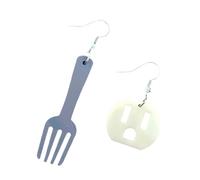 Pendientes de poliacrilato de innovación, diseños extraños y desiguales, modernos y ligeros, excelentes regalos para innovadores, aretes creativos