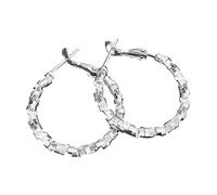 Pendientes de rana para pendientes de círculo de plata para mujer, diseño de lujo ligero, sensación de temperamento completo de Netroots, diseño único, pendientes exagerados, pendientes rectangulares