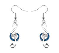 Pendientes de S?Mbolo Musical Exquisito Nota Clave Sol Pendiente Temperamento Femenino