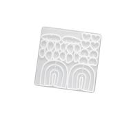 Pendientes de silicona flexible de grado alimenticio para joyas con múltiples combinaciones de formas para diseños creativos de oreja grande, One Size, como se describe, como se describe