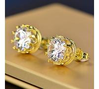 Pendientes de tachuelas de 8 mm creados para mujeres Bodas de joyas finas Bodas s