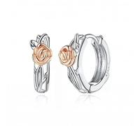 Pendientes de tachuelas de Vine de Rose para mujeres y hombres 925 joyas