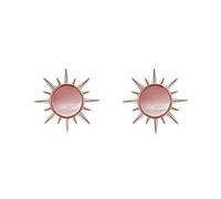 Pendientes de tachuelas solares de color brillante para mujeres con arándano blanco redondo Joyas hechas a mano