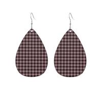 Pendientes de tartán MacPherson del clan escocés, diseño de cazador Macrae, para mujer, con forma de gota de agua, accesorios de moda.
