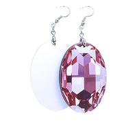 Pendientes de transferencia de calor de doble cara con forma especial de sublimación de tinte, consumibles, aretes de joyería, Tablero de fibra