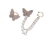 Pendientes de Tuerca Coreanos, Pendientes de Huesos del oído con borlas para Mujeres y niñas, Cadena de Metal a la Moda, joyería Boucle D'Oreille Clever Treatment