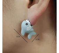 Pendientes de tuerca de metal inspirados en Corea para mujer, hechos de aleación, adecuados para el uso diario y estilo en capas (07)