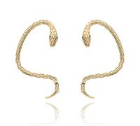Pendientes de tuerca de serpiente para mujer, aretes de clip vintage para cartílago, Metal, otro