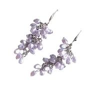 Pendientes de tuerca de uva violetas de moda, cómodos de llevar, accesorios de joyería, adecuados para varias ocasiones, aretes de uva dulce