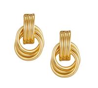 Pendientes de tuerca | Juego de dos pendientes de para mujer modernos y gruesos, para bodas, cumpleaños, graduaciones, vacaciones, playa, , festivales, glamping, Siehe Beschreibung