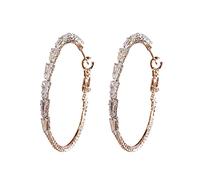 Pendientes de tuerca para mujer, regalos de San Valentín para ella, plata de ley para la escuela, aretes transparentes de espalda plana, aretes de aro pequeños para mujer, regalos de cumpleaños 16,