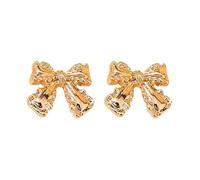 Pendientes de turmalina pequeños simples y lindos aretes de arco: encantadores accesorios That Of Sweetness And To Your Look Pendientes Set de Pendientes de Plata de Ley, talla única, Aleación de cinc