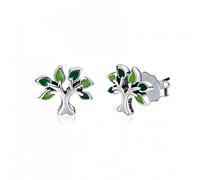 Pendientes del árbol de la vida Hojas de árboles Pendientes de hoja para joyas para mujeres